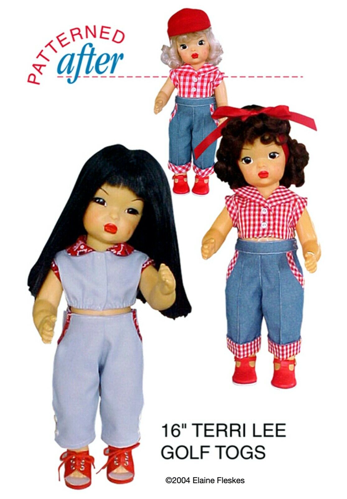 Golf Togs Clothing Patterns For 16" Terri And Jerri Lee Doll