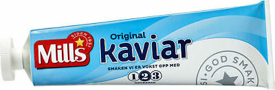 Norwegian "mills Kaviar" Tube 185 Gr. The Original Caviar From Norway Since 1952